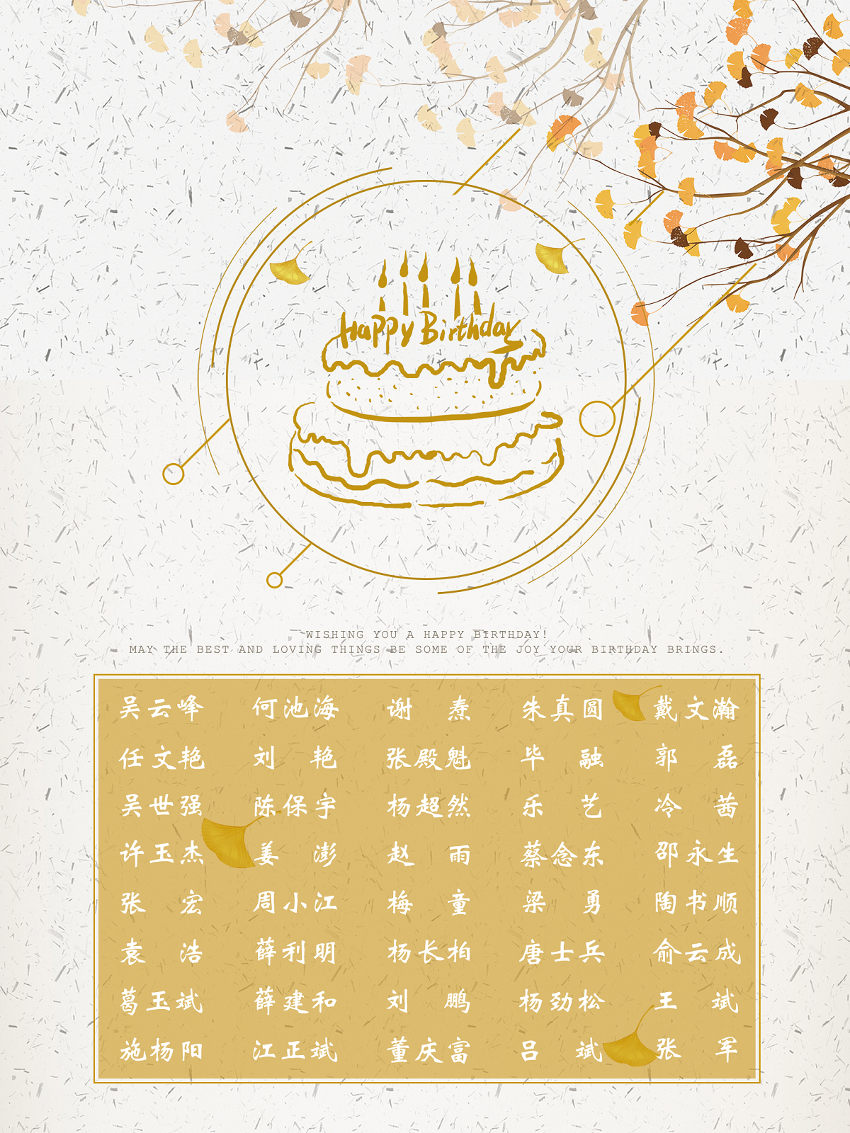 【生日祝福】恭祝9月生日的員工生日快樂！
